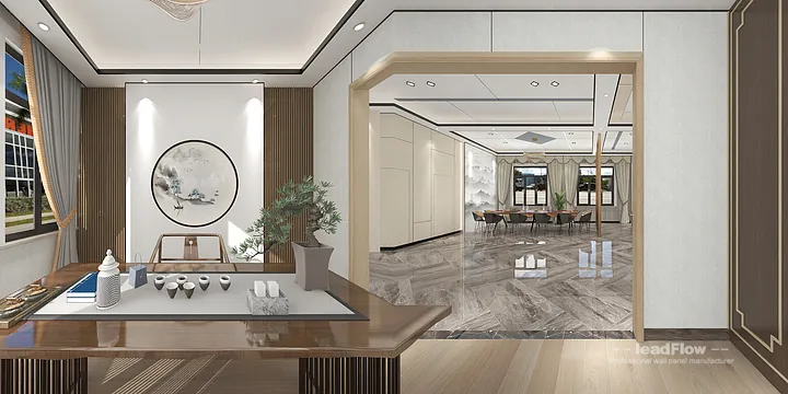 Elegant Commercial Space in Hangzhou Featuring WPC Wall Panel in Hangzhou, China - photo 23