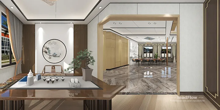 Elegant Commercial Space in Hangzhou Featuring WPC Wall Panel in Hangzhou, China - photo 24