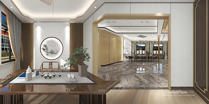 Elegant Commercial Space in Hangzhou Featuring WPC Wall Panel in Hangzhou, China - photo 25