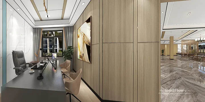 Elegant Commercial Space in Hangzhou Featuring WPC Wall Panel in Hangzhou, China - photo 3