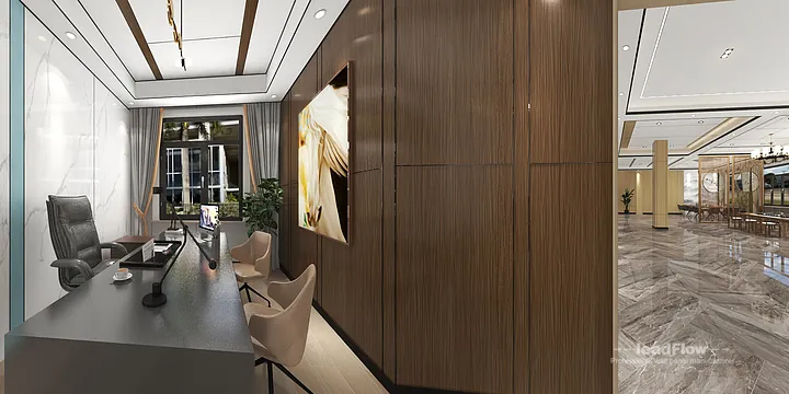 Elegant Commercial Space in Hangzhou Featuring WPC Wall Panel in Hangzhou, China - photo 4