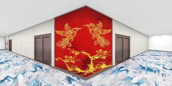 WPC Wall Cladding Commercial Space Inspiration in Nanchang &mdash; Warm Design in Donghu District, Nanchang, China - photo 8
