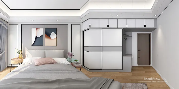 Cai's Hangzhou Apartment with WPC Wall Panel &mdash; Modern in Hangzhou, China - photo 3