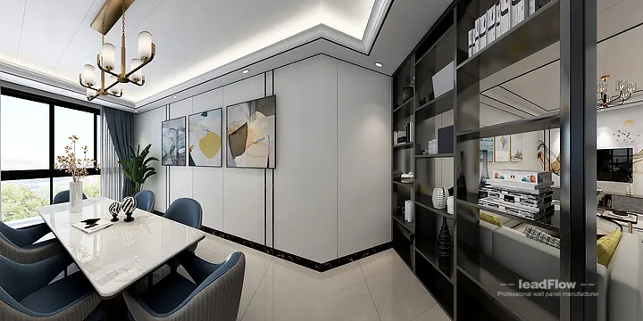 Cai's Hangzhou Apartment with WPC Wall Panel &mdash; Modern in Hangzhou, China - photo 4