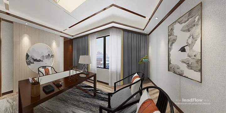 Hangzhou Commercial Space Makeover with WPC Interior Panel | Warm Wood Grain in Hangzhou, China - photo 2