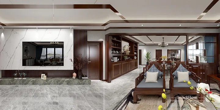 Hangzhou Commercial Space Makeover with WPC Interior Panel | Warm Wood Grain in Hangzhou, China - photo 4