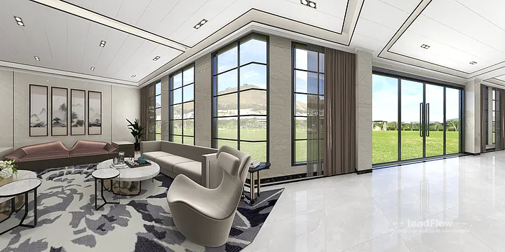 Hangzhou Interior Project Interior with WPC Cladding &mdash; Wood Grain Accent in Hangzhou, China - photo 2