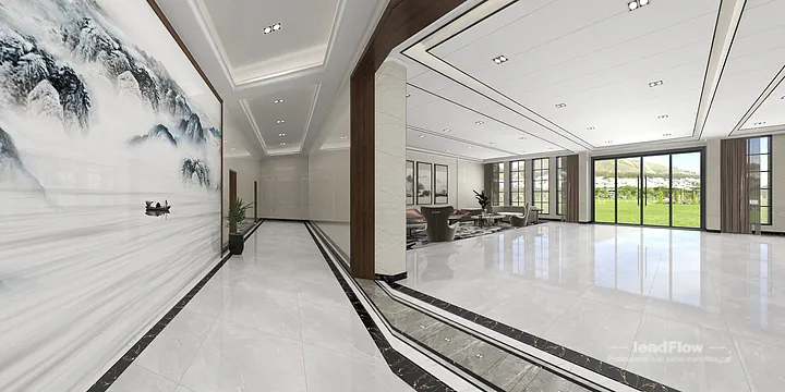 Hangzhou Interior Project Interior with WPC Cladding &mdash; Wood Grain Accent in Hangzhou, China - photo 4
