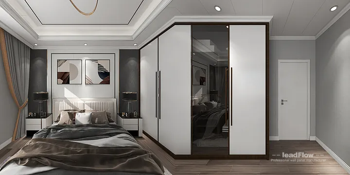 Hangzhou Apartment Featuring WPC Wall Cladding | guest bedroom Walls in Hangzhou, China - photo 1