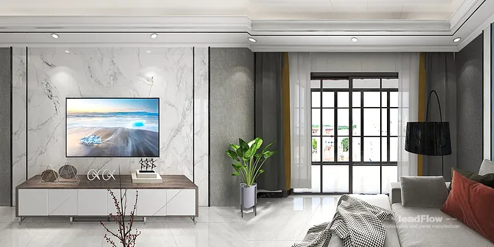 Hangzhou Apartment Featuring WPC Wall Cladding | guest bedroom Walls in Hangzhou, China - photo 3