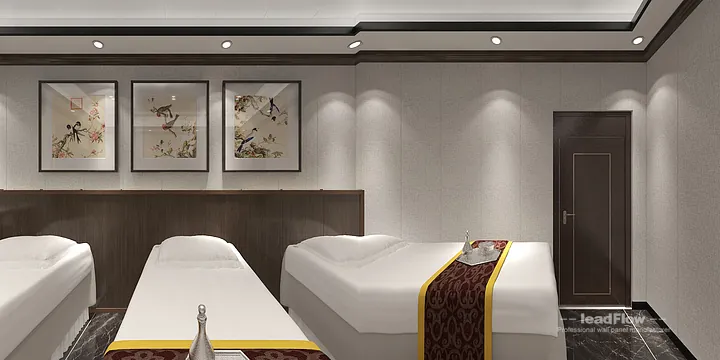 WPC Wall Cladding Design for Hangzhou Clubhouse &mdash; Physiotherapy Room 3 Focus in Hangzhou, China - photo 1