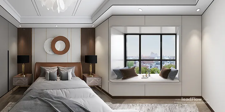 WPC Wall Cladding Design Case: Deng's Hangzhou Apartment in Hangzhou, China - photo 1