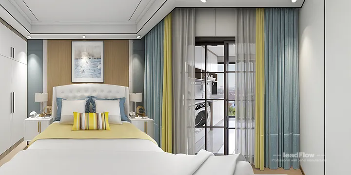 WPC Wall Cladding Design Case: Deng's Hangzhou Apartment in Hangzhou, China - photo 12