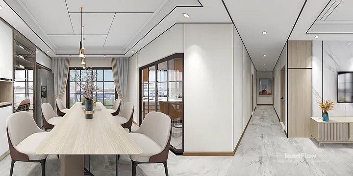 WPC Wall Cladding Design Case: Deng's Hangzhou Apartment in Hangzhou, China - photo 16
