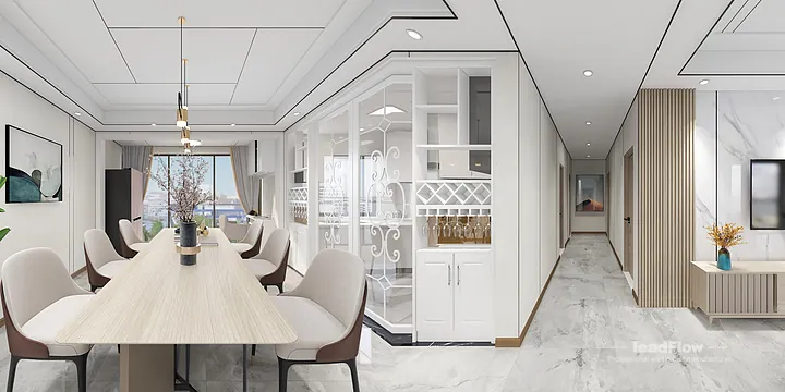 WPC Wall Cladding Design Case: Deng's Hangzhou Apartment in Hangzhou, China - photo 18