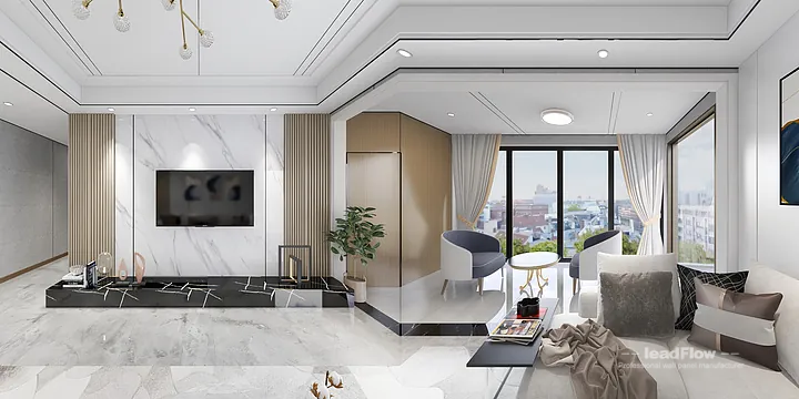 WPC Wall Cladding Design Case: Deng's Hangzhou Apartment in Hangzhou, China - photo 19