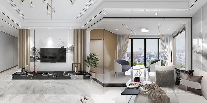 WPC Wall Cladding Design Case: Deng's Hangzhou Apartment in Hangzhou, China - photo 24