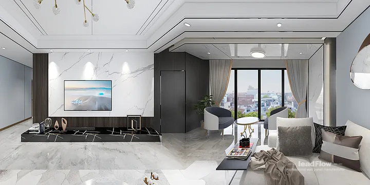 WPC Wall Cladding Design Case: Deng's Hangzhou Apartment in Hangzhou, China - photo 25