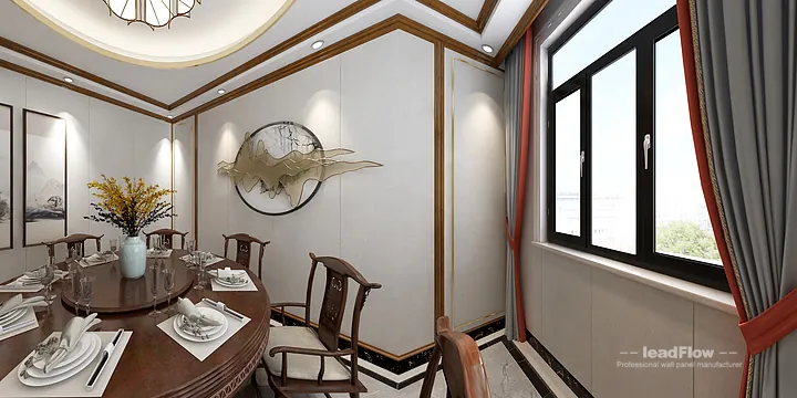Custom WPC Interior Panel for Hangzhou Commercial Space | Elegant Layout in Hangzhou, China