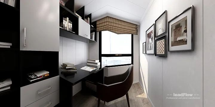 Hangzhou Apartment Interior with WPC Cladding &mdash; Living-Dining Room Accent in Hangzhou, China - photo 2