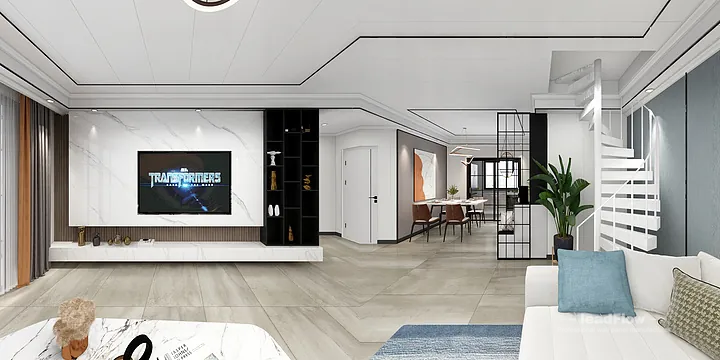 WPC Wall Panel Apartment Design in Hangzhou | Elegant Interior in Hangzhou, China - photo 6