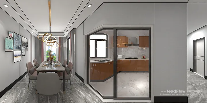 WPC Wall Cladding Apartment Case Study in Hangzhou | Warm Bedroom 2 in Hangzhou, China - photo 3