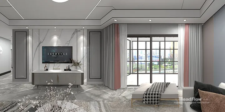 WPC Wall Cladding Apartment Case Study in Hangzhou | Warm Bedroom 2 in Hangzhou, China - photo 4