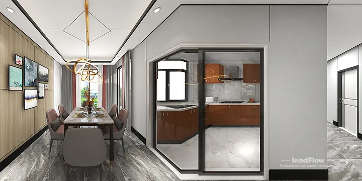 WPC Wall Cladding Apartment Case Study in Hangzhou | Warm Bedroom 2 in Hangzhou, China - photo 5