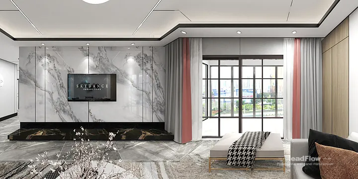WPC Wall Cladding Apartment Case Study in Hangzhou | Warm Bedroom 2 in Hangzhou, China - photo 6