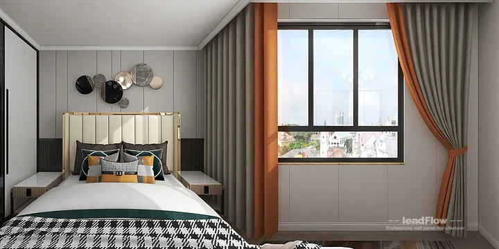 Hangzhou Apartment Wall Panel Design | WPC Wall Panel Modern Interior in Hangzhou, China - photo 5