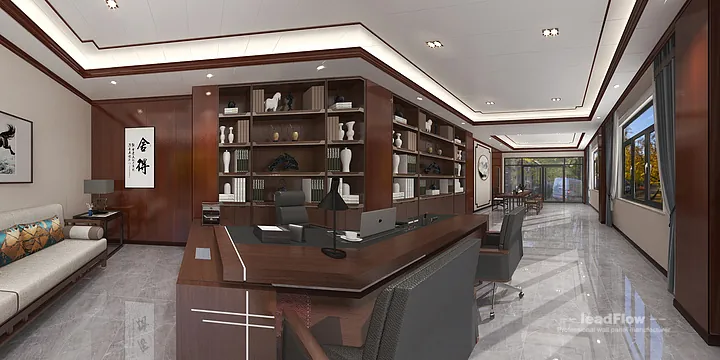 Hangzhou Apartment with WPC Cladding &mdash; reception lounge Feature in Hangzhou, China - photo 2