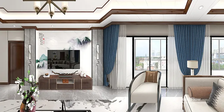 Hangzhou Apartment Makeover with WPC Wall Panel | Elegant Wood Grain in Hangzhou, China - photo 2