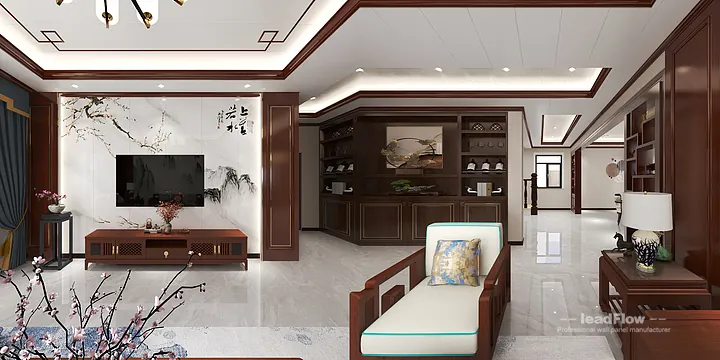 WPC Cladding Design for Hangzhou Apartment &mdash; room3 Focus in Hangzhou, China