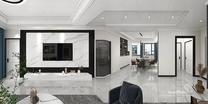 Explore WPC Cladding in This Hangzhou Apartment &mdash; Elegant Style in Hangzhou, China