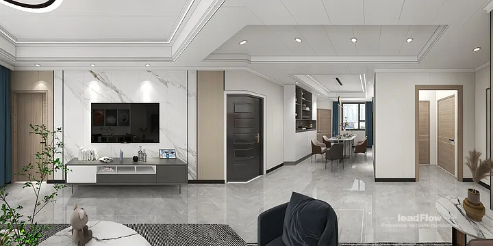Explore WPC Cladding in This Hangzhou Apartment &mdash; Elegant Style in Hangzhou, China - photo 2