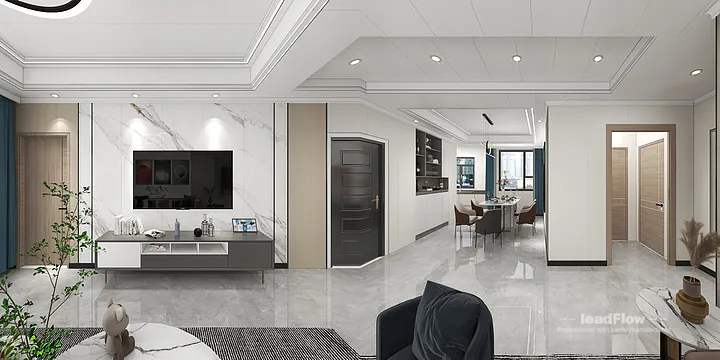 Explore WPC Cladding in This Hangzhou Apartment &mdash; Elegant Style in Hangzhou, China - photo 4