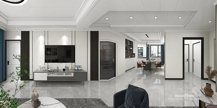 Explore WPC Cladding in This Hangzhou Apartment &mdash; Elegant Style in Hangzhou, China - photo 6