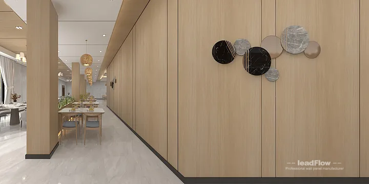 Hangzhou Hotel Wall Panel Design | WPC Wall Cladding Contemporary Interior in Hangzhou, China - photo 1