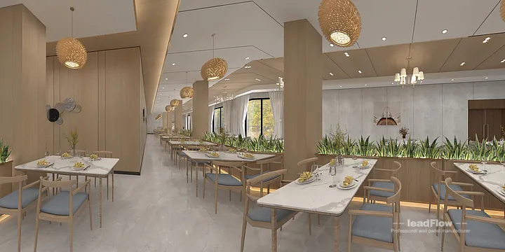 Hangzhou Hotel Wall Panel Design | WPC Wall Cladding Contemporary Interior in Hangzhou, China - photo 3