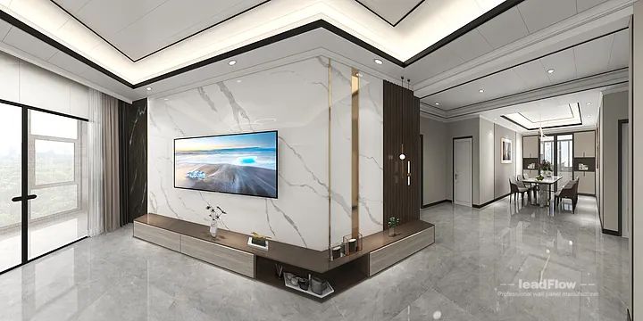WPC Wall Cladding Apartment Case Study in Hangzhou | Stylish Secondary Bedroom in Hangzhou, China