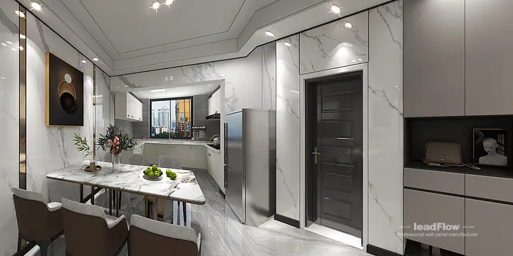 Hangzhou Apartment Featuring WPC Wall Cladding | Study Walls in Hangzhou, China - photo 11