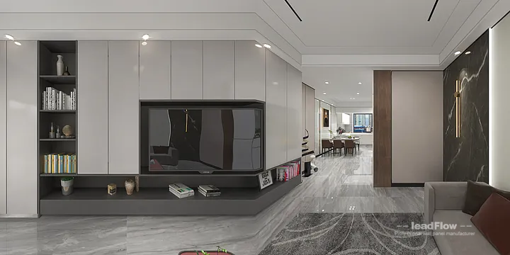 Hangzhou Apartment Featuring WPC Wall Cladding | Study Walls in Hangzhou, China - photo 12
