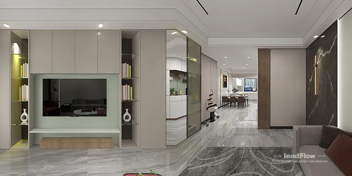 Hangzhou Apartment Featuring WPC Wall Cladding | Study Walls in Hangzhou, China - photo 2