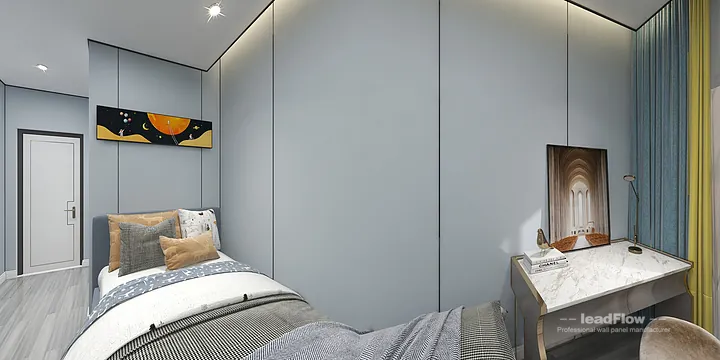 Hangzhou Apartment Featuring WPC Wall Cladding | Study Walls in Hangzhou, China - photo 7