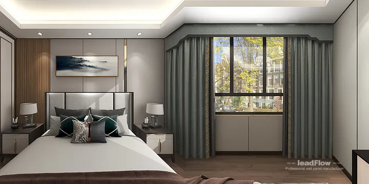 Hangzhou Apartment Wall Panel Design | WPC Cladding Contemporary Interior in Hangzhou, China - photo 1