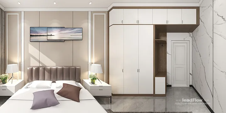 WPC Cladding Apartment Case Study in Hangzhou | Contemporary Secondary Bedroom in Hangzhou, China - photo 1
