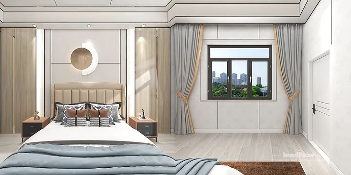 WPC Cladding Apartment Case Study in Hangzhou | Contemporary Secondary Bedroom in Hangzhou, China - photo 2