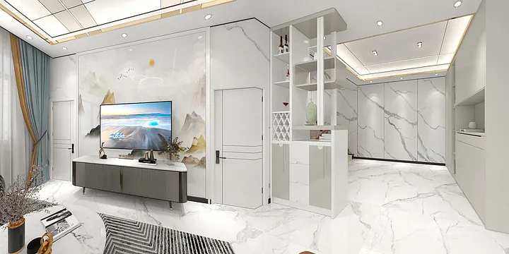 WPC Cladding Apartment Case Study in Hangzhou | Contemporary Secondary Bedroom in Hangzhou, China - photo 5