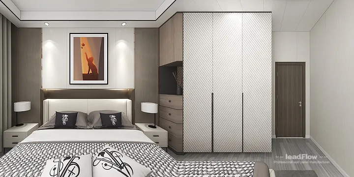 Hangzhou Apartment Featuring WPC Wall Panel | Living Room Walls in Hangzhou, China - photo 1