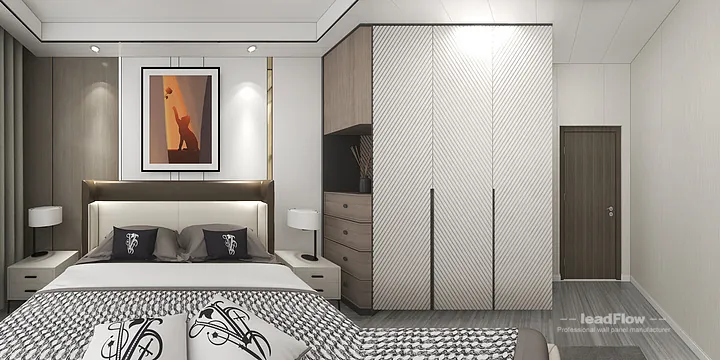 Hangzhou Apartment Featuring WPC Wall Panel | Living Room Walls in Hangzhou, China - photo 2